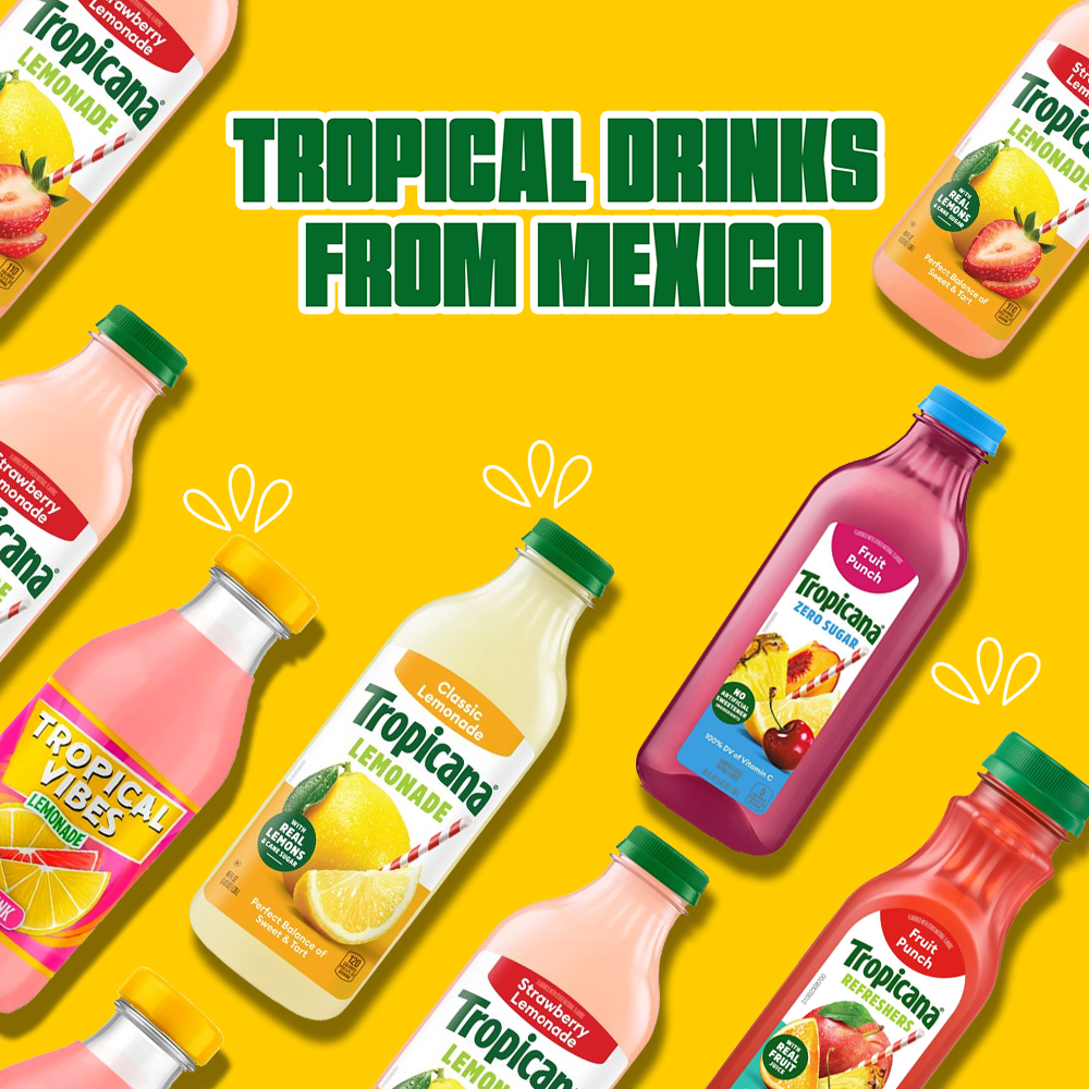 TROPICAL DRINKS FROM MEXICO