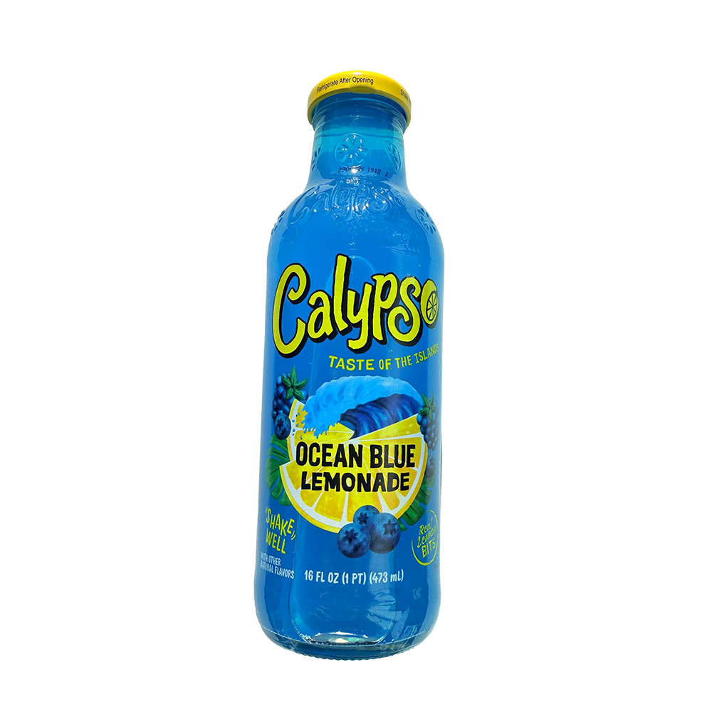 Calypso Ocean Blue 12/16 oz. glass