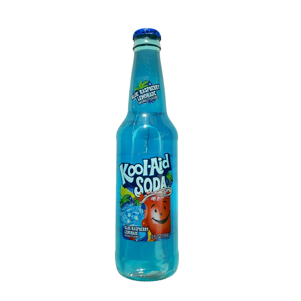 Kool Aid - Blue Raspberry Lemonade Soda - 12 x 12oz