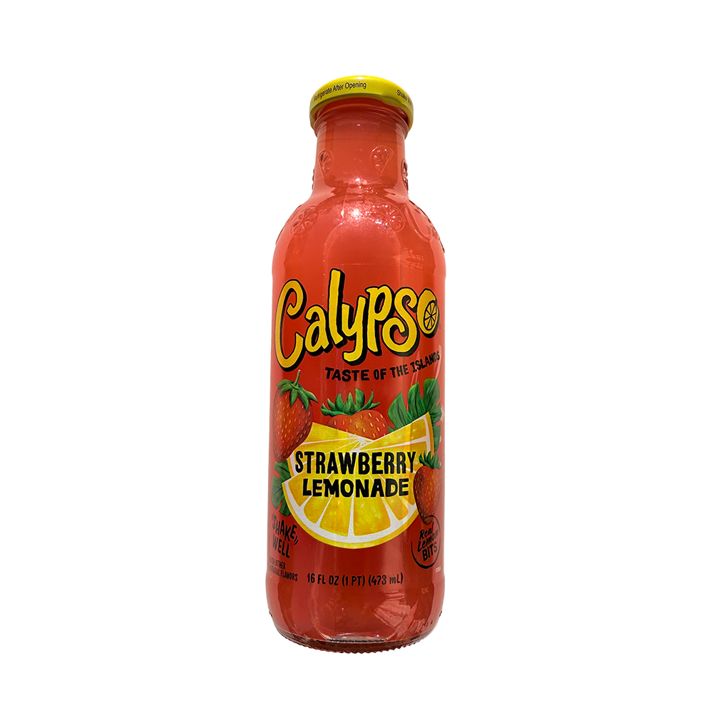 Calypso Strawberry 12/16 oz. glass