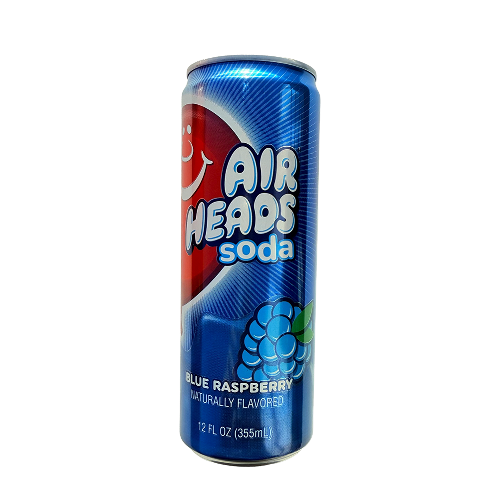 Air Heads 12/12oz Soda Blue Raspberry
