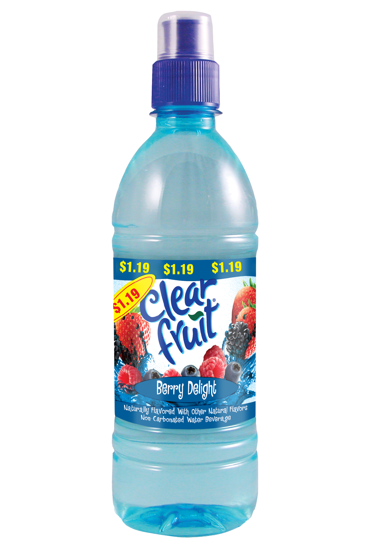 Clear Fruit 16.oz Berry Delight- 24 PACK