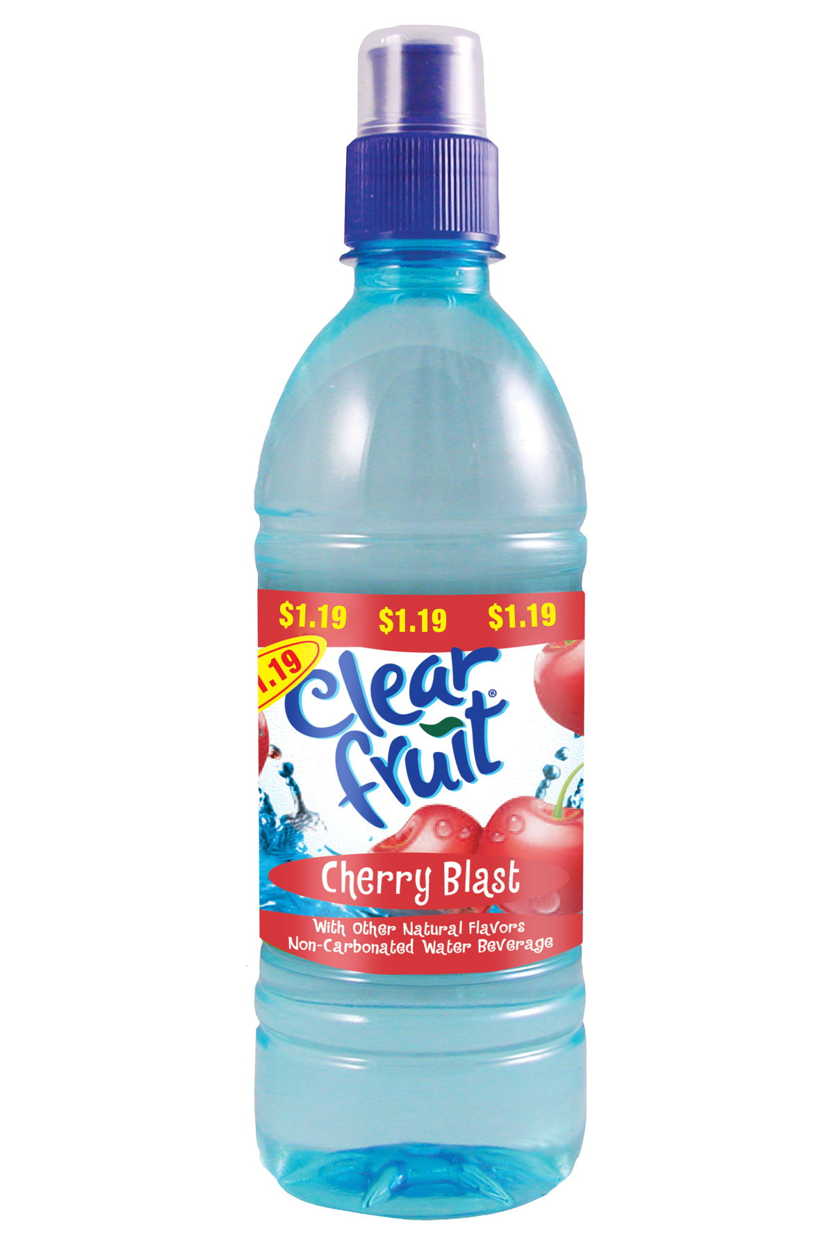 Clear Fruit 16.oz Cherry Blast 24 PACK
