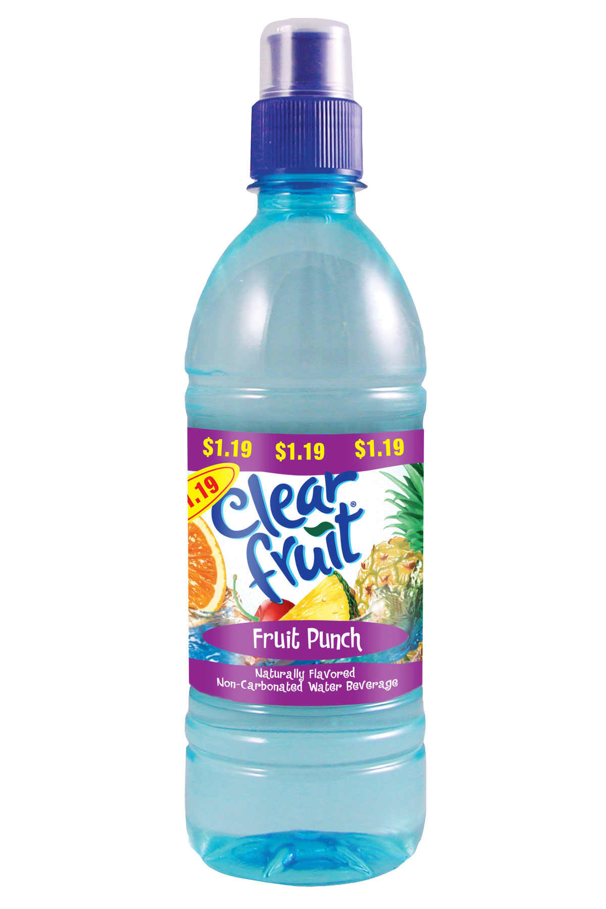 Clear Fruit 16.oz Fruit Punch 24 PACK