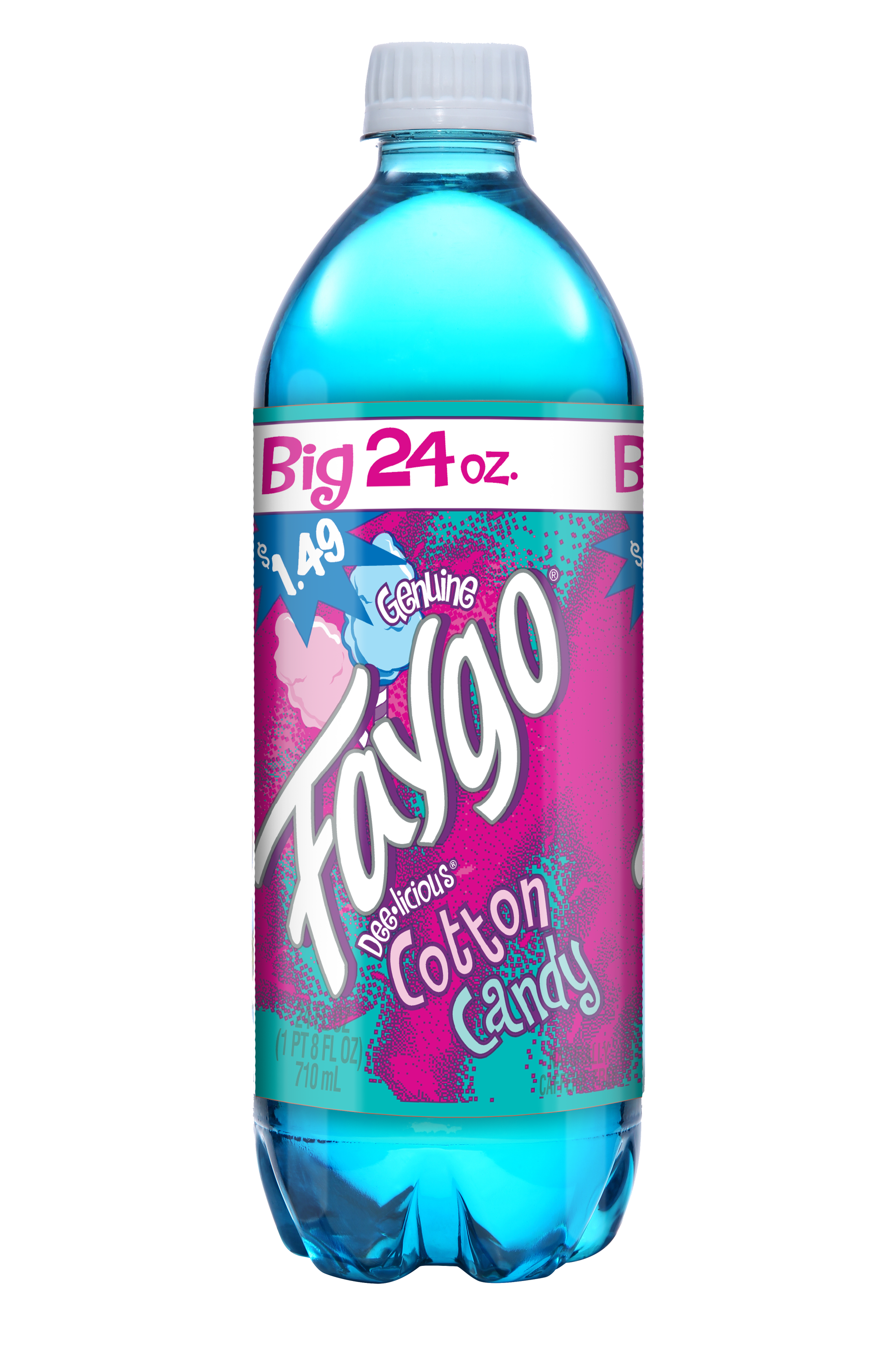 FAYGO BIG 24 OZ COTTON CANDY