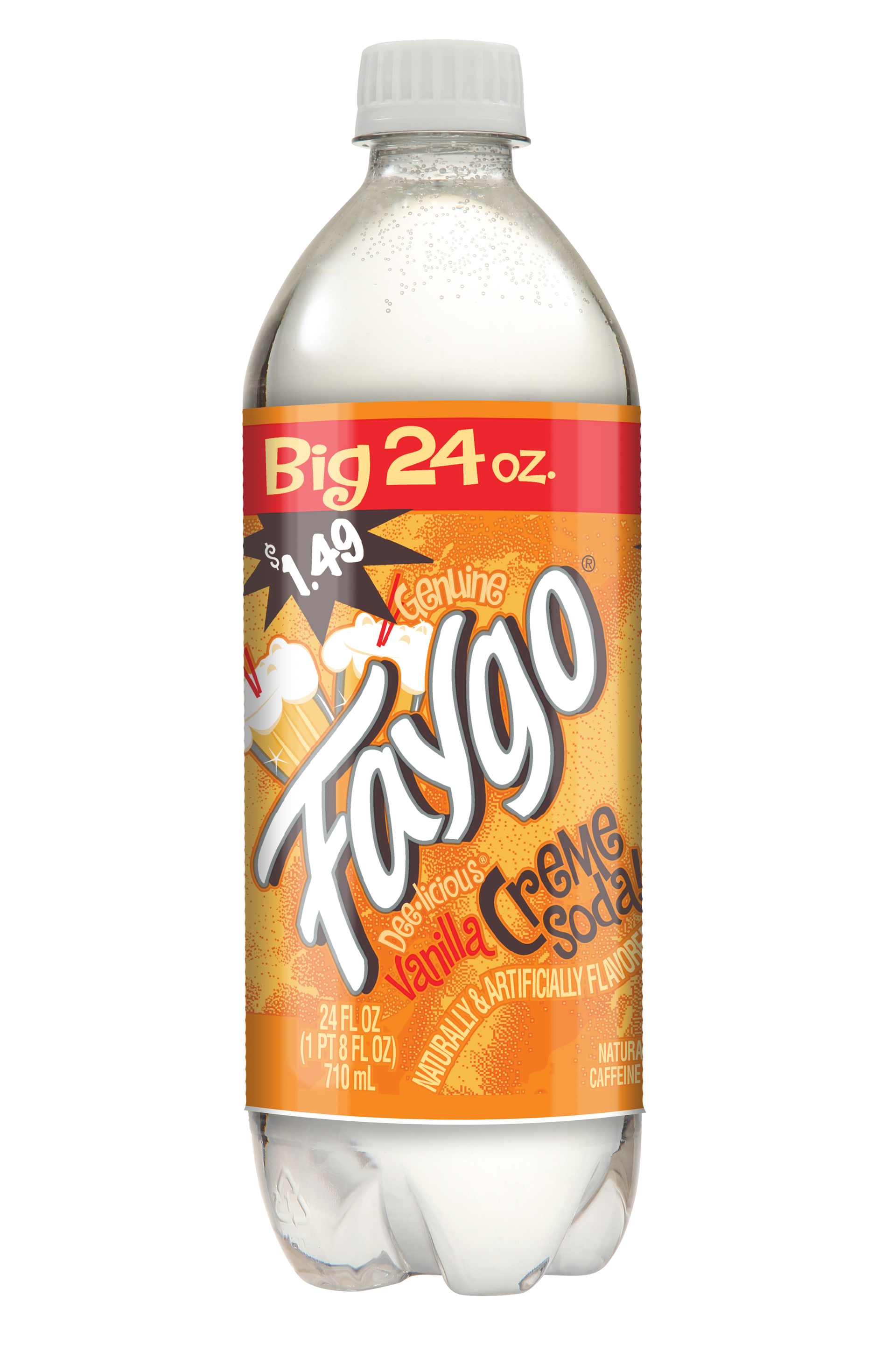FAYGO BIG 24 OZ CREME SODA